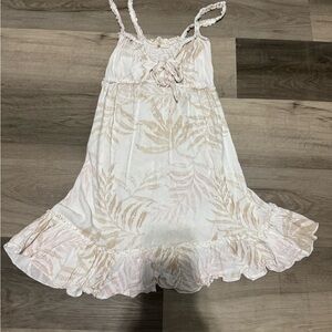 Ocean Drive Cream Textured Dress